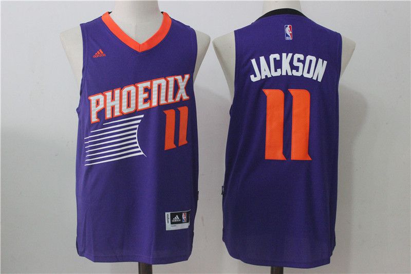Men Phoenix Suns 11 Josh Jackson Purple NBA Jerseys